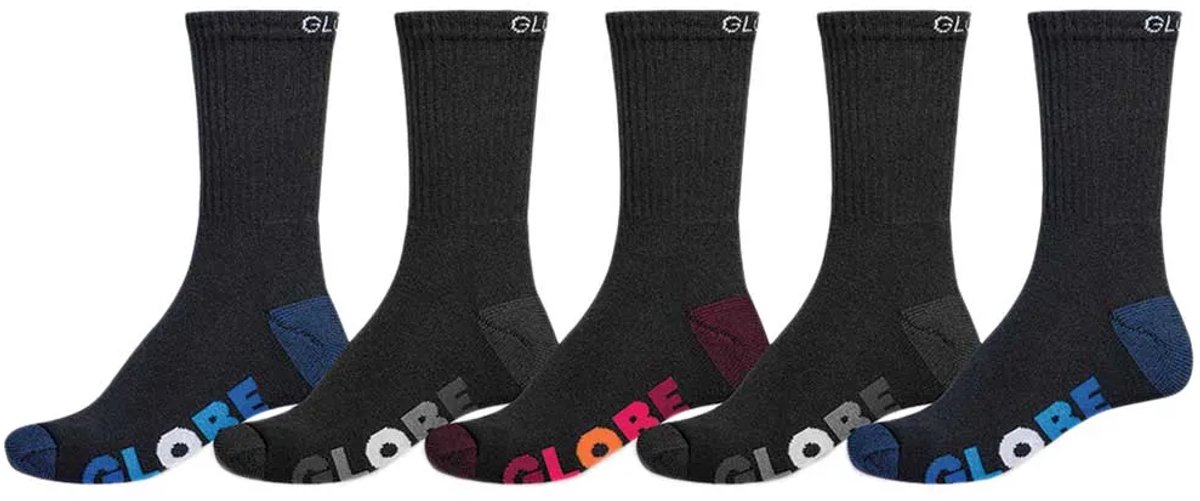 Globe Multi Stripe Crewsokken 1/2-40 1/2 Jongen Zwart