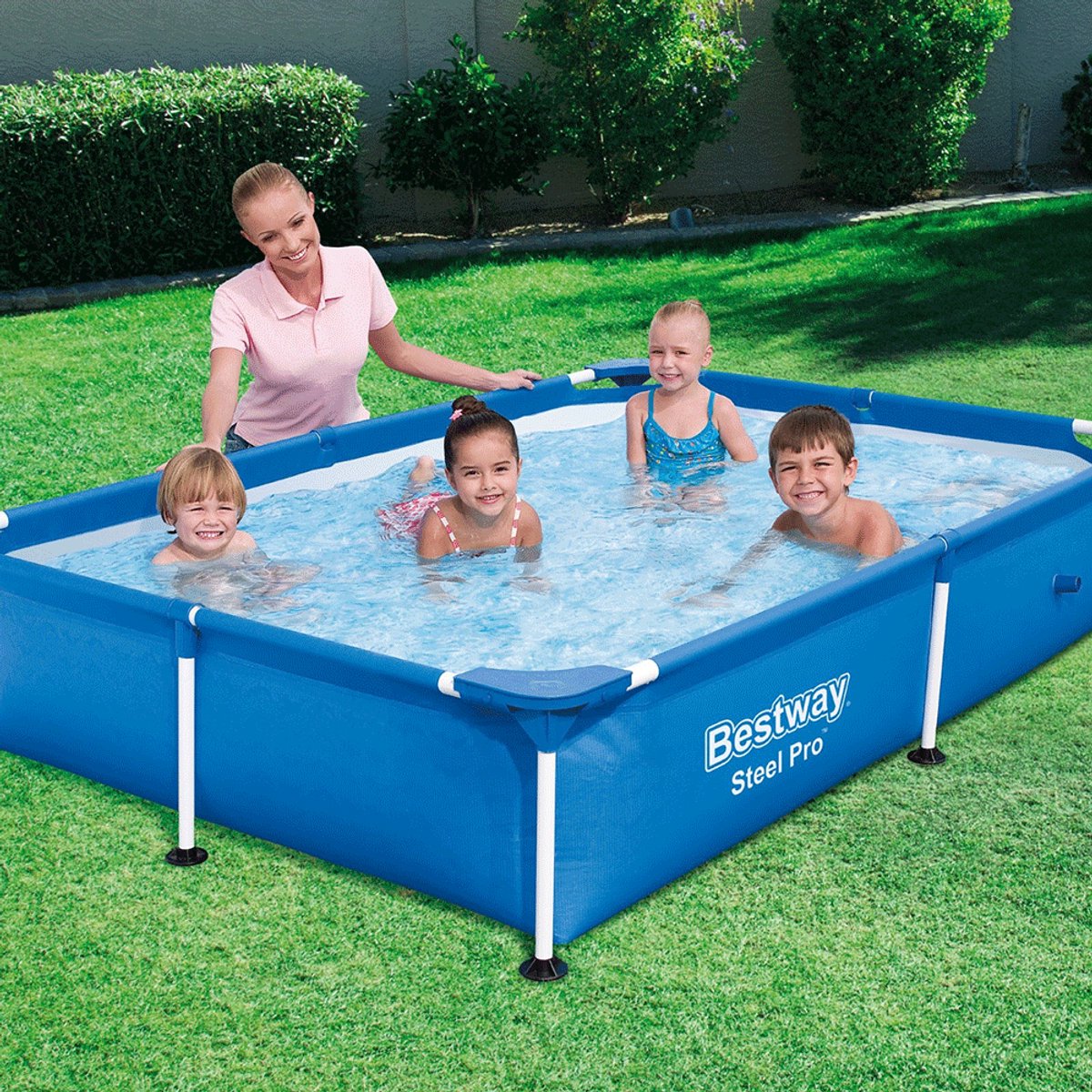 Bestway Steel Pro Zwembad - 221x150x43 cm — afbeelding 6