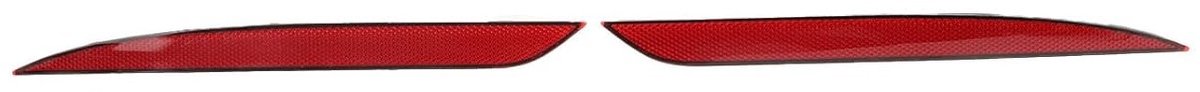 Achterbumperreflector Vervanging voor Model Y 2020-2023 - Rood Reflectorbalken voor Veiligheid en Zichtbaarheid, 1 Paar Links en Rechts