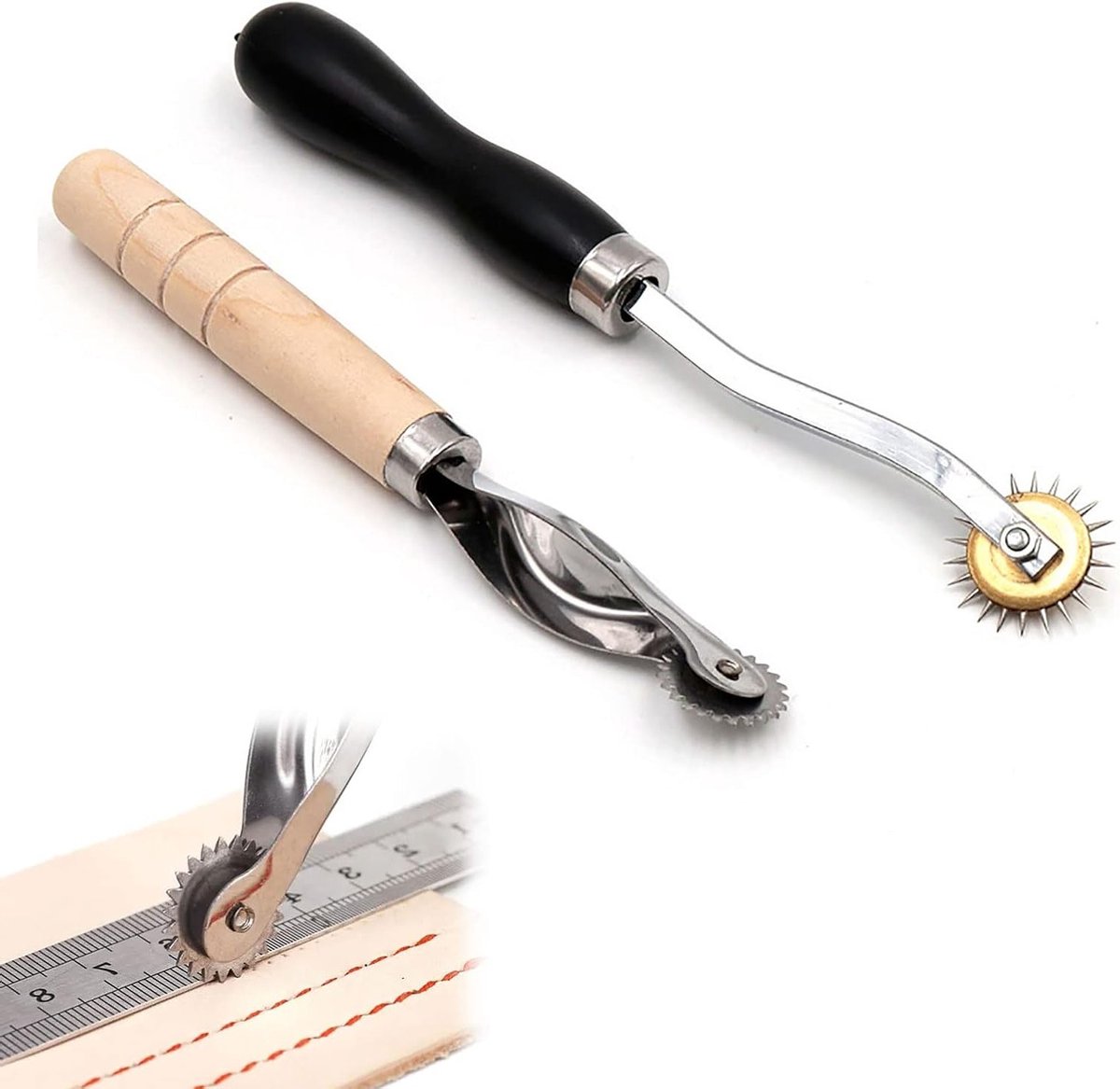 Complete Leernaaiset met Markeerwiel en Positioneringsstand voor Beginners - Ideaal voor Leerbewerking en DIY Projecten