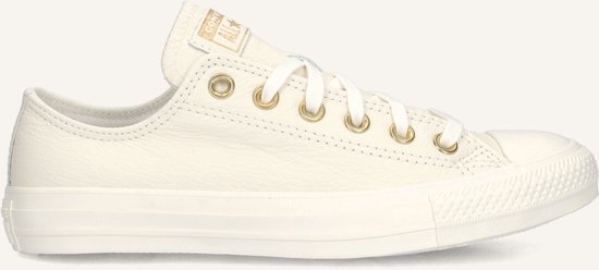 Converse Chuck Taylor All Star Ox Sneakers Dames - Leren Sneaker - Beige