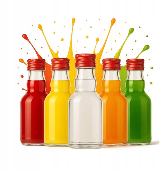 Bimberek Eliksir - Miniatuur Glazen Flessen - 50ml - Decoratief - Veelzijdig Gebruik van Bimberek — afbeelding 2