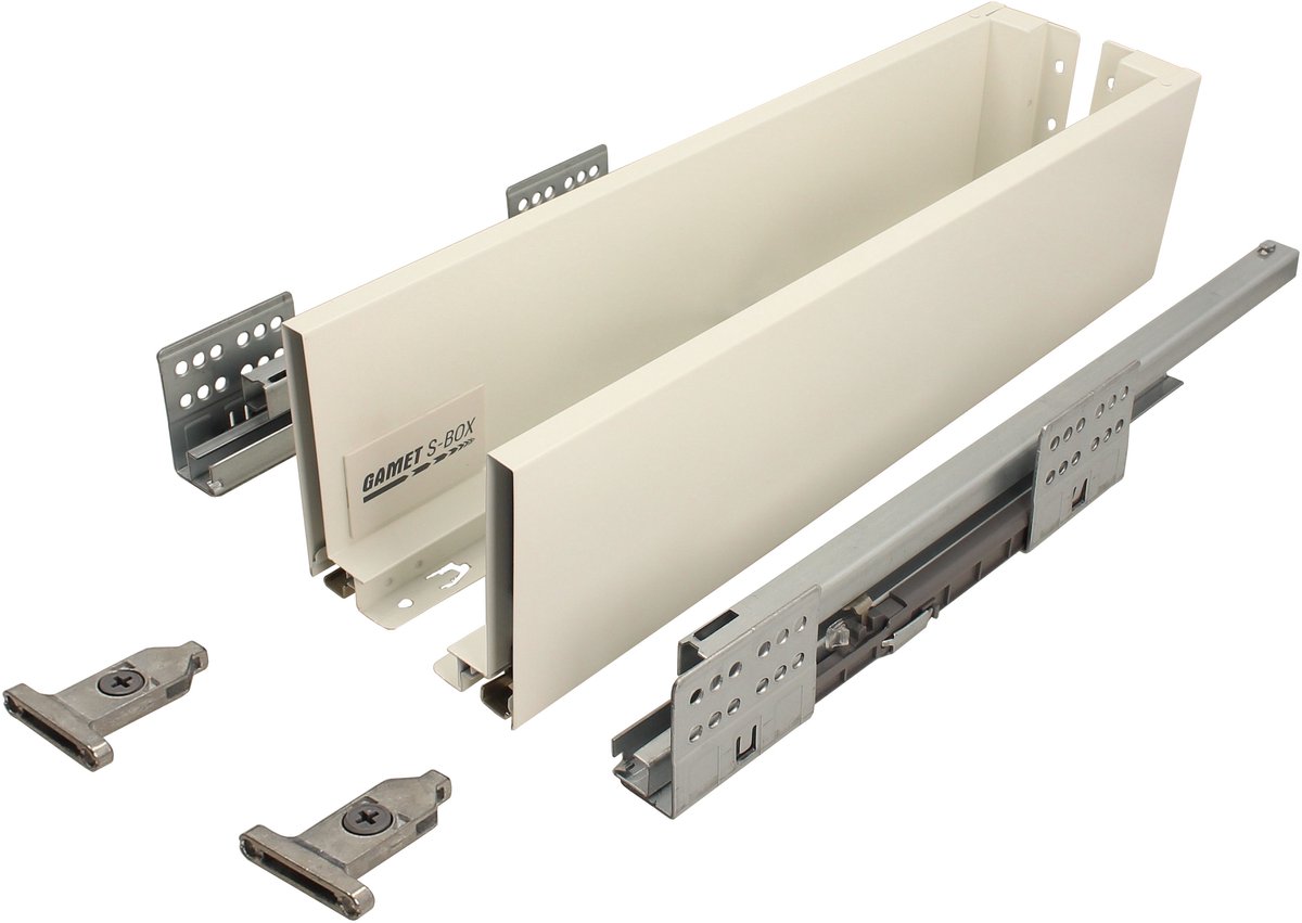Gamet S-BOX Serie - Lade - Middelgroot - Wit - 450mm
