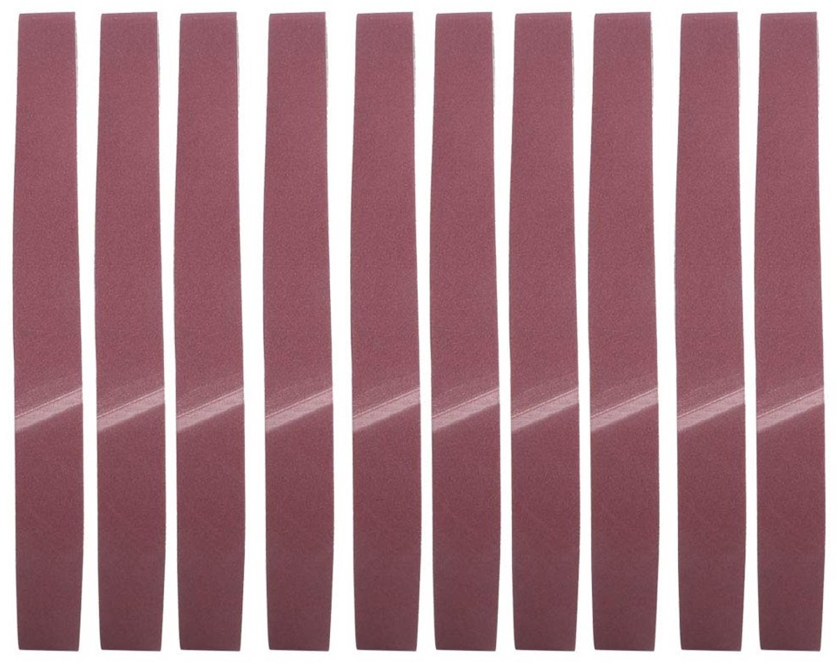 Set van 10 Schuurbanden 1220 x 50 mm, Aluminium Oxide voor Hout en Metaal Schuren, Geschikt voor Verf en Afwerking (120#)