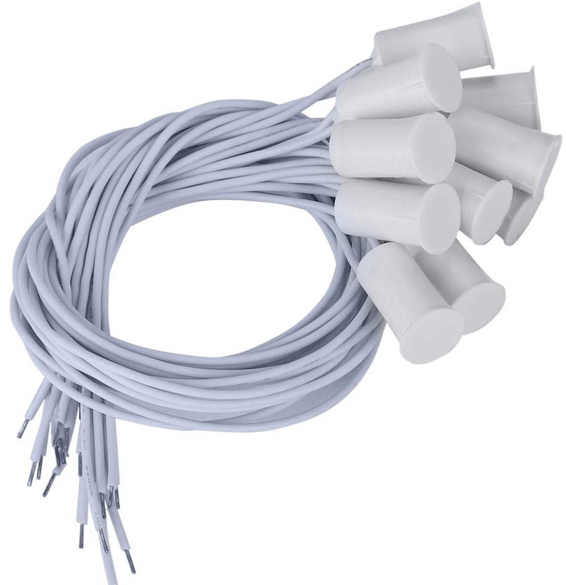 aladdien - Magnetische Reed Switch - Inbouw Deursensor - Ideaal voor Diefstalbeveiliging - 10 Stuks - Bedraad en Gebruiksvriendelijk - Geschikt voor..