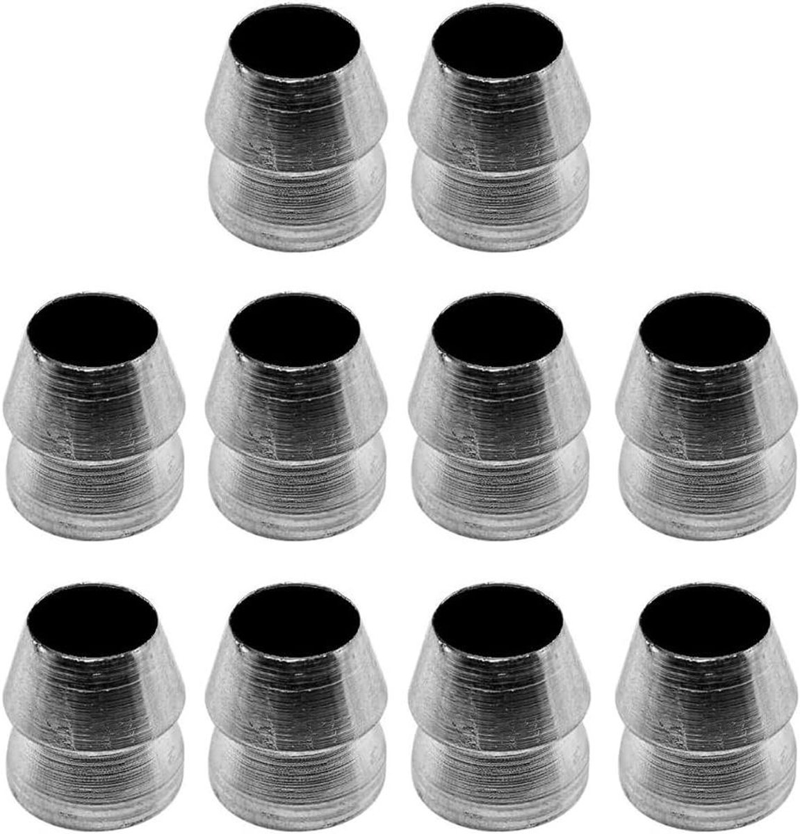 Veiligheidswiggen Set - Hamergreep Wiggen - Gereedschap Versterken - Ronde Handgreep - 8 mm - Zilver