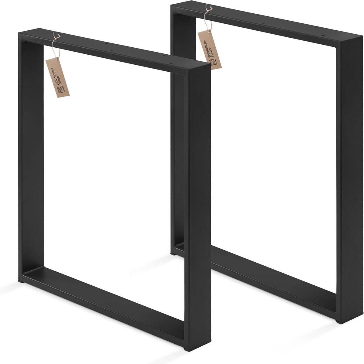 Tafelpoten Set - Onderstel Bureau - Meubels Maken - Handgemaakt EU Kwaliteit - 90x72 cm - Zwart