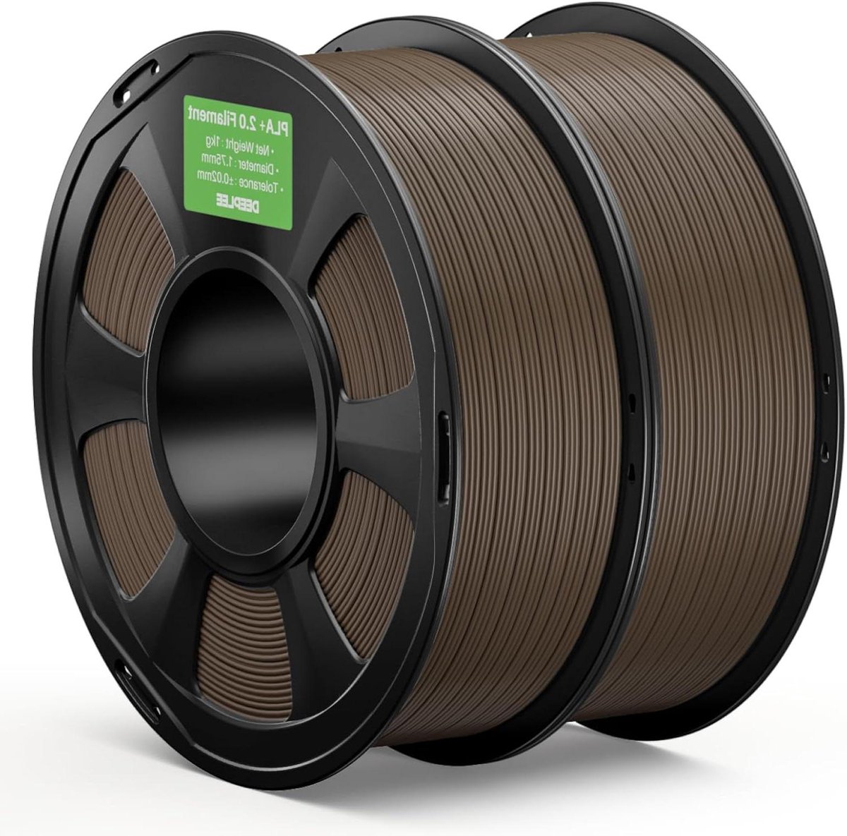 3D Printer Filament - PLA+ Filament - Modellen Printen - Hoge Slagvastheid - 2 kg - Bruin
