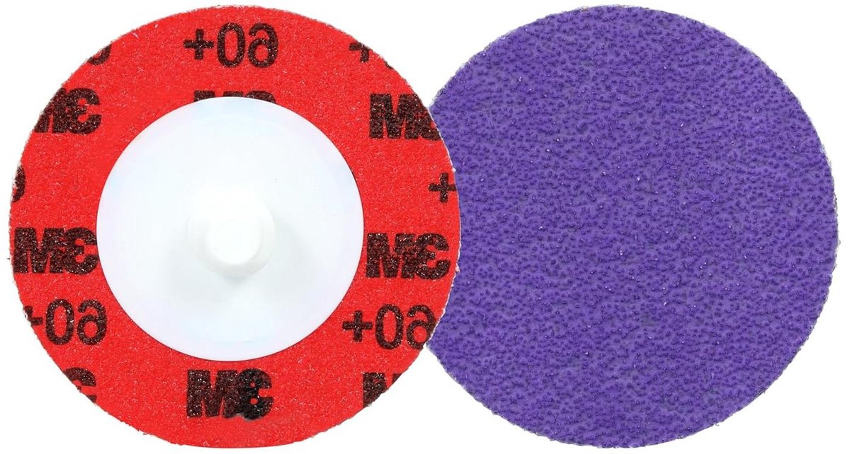 Schuurschijven Set - Schuurpapier Rondjes - Metaal Bewerken - Precisie Gevormd Graan - 38 mm - Paars
