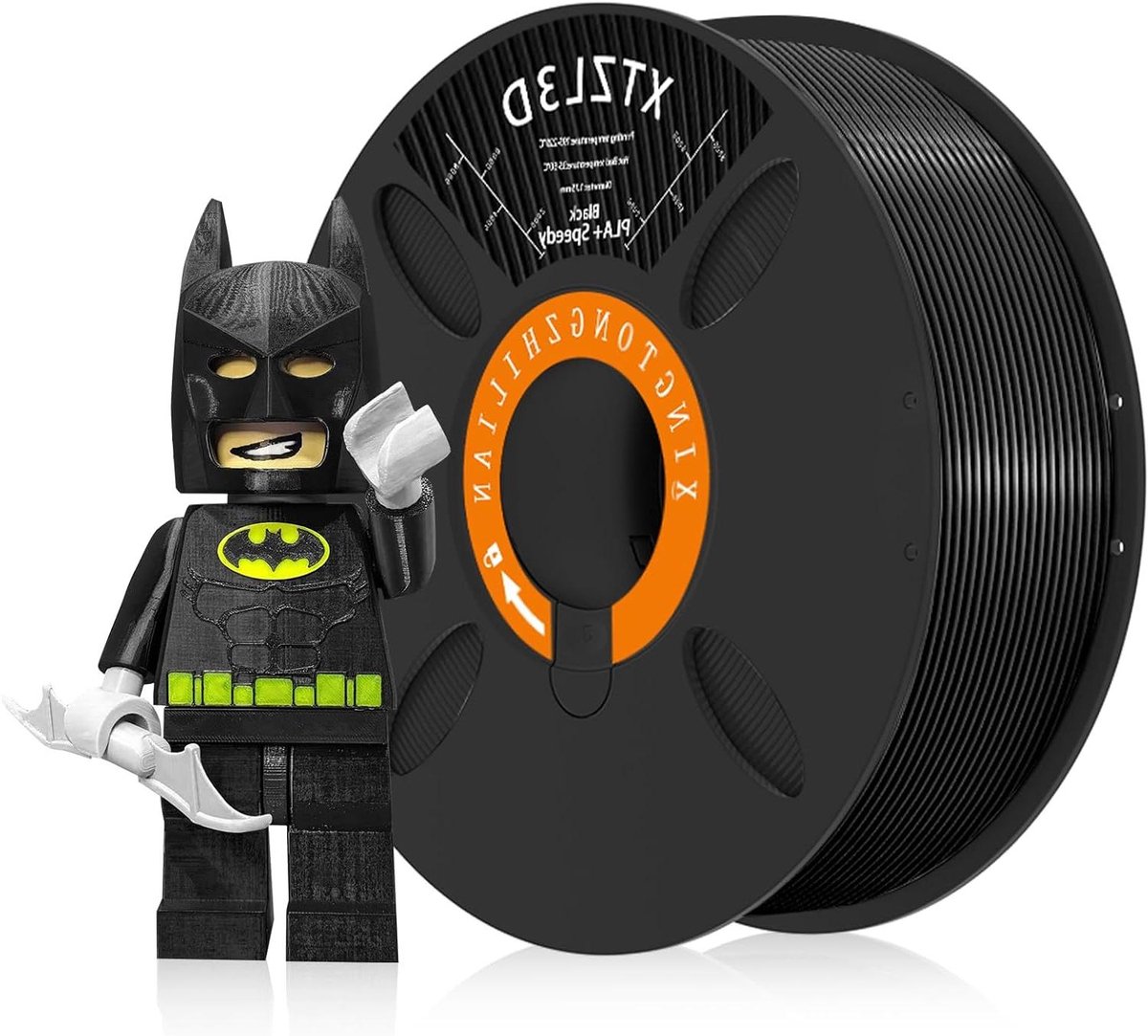 PLA+ 3D Filament - 3D Printer Draad - 3D Printen - Hoge Snelheid Printen - 1.75 mm - Zwart