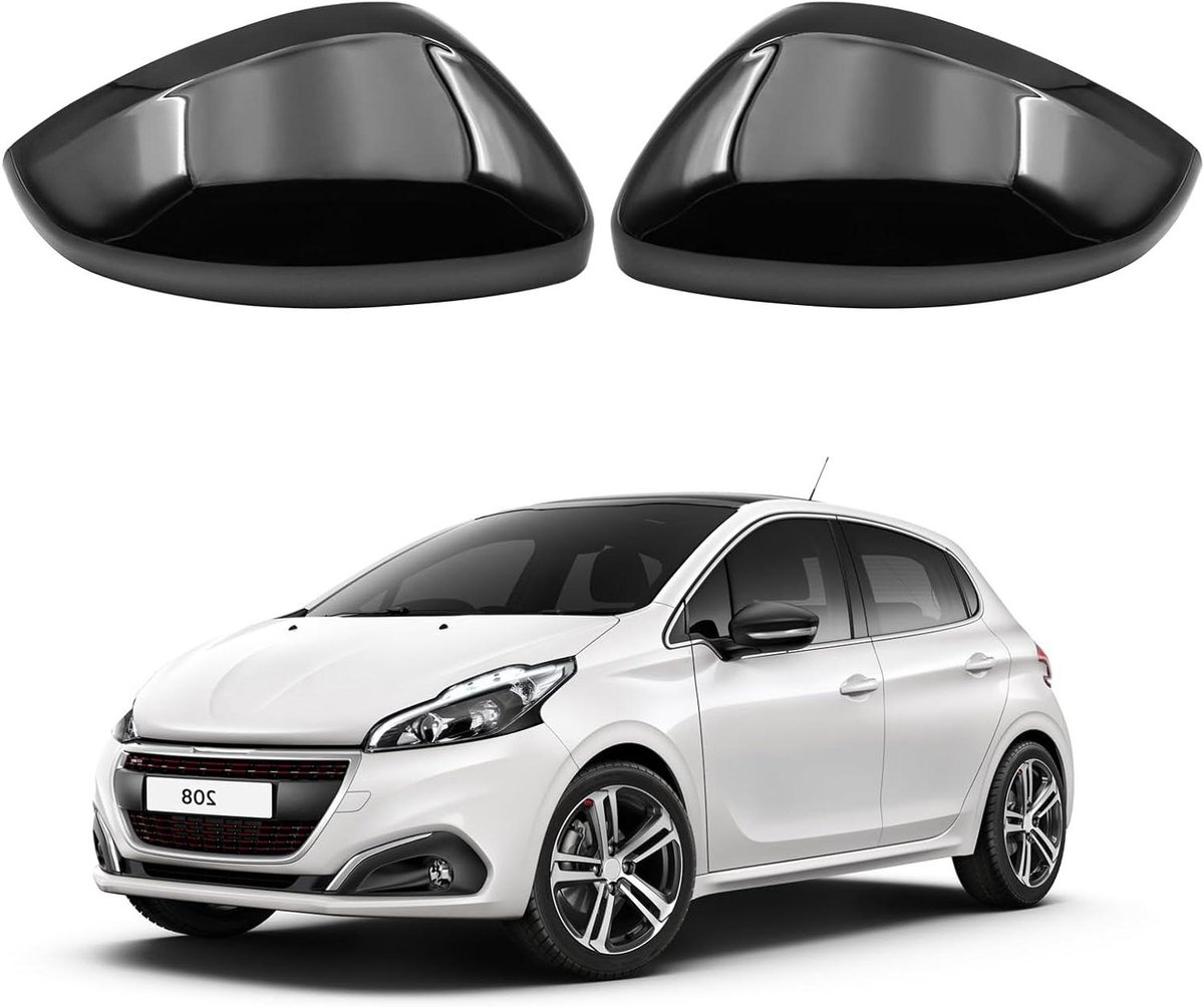 Spiegelkappen Paar - Zijspiegelkappen Cover - Auto Styling - Glanzend Zwart Afwerking - 1 Paar - Zwart
