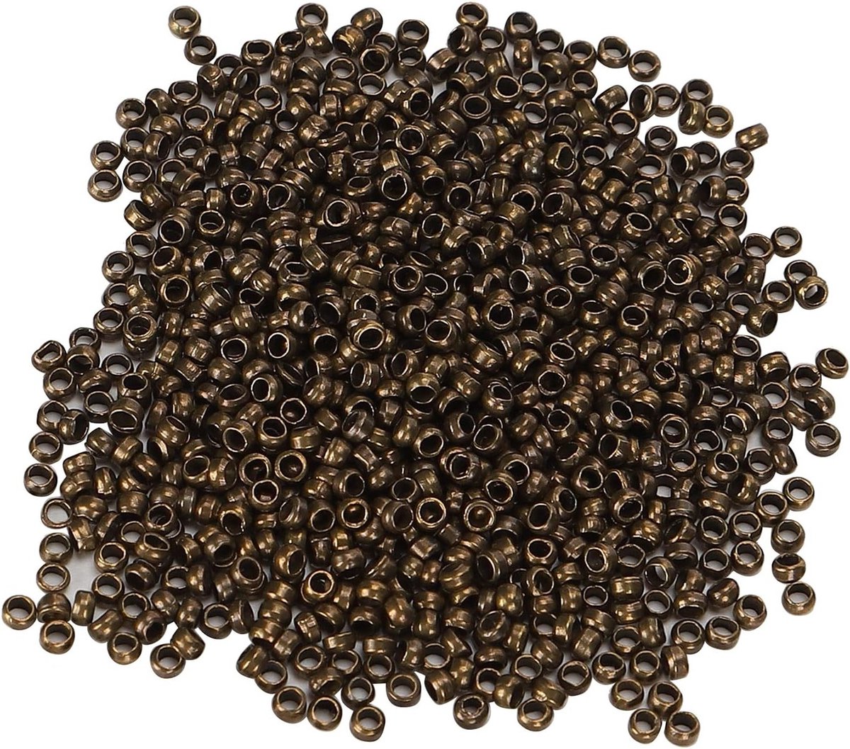 500 Stuks Kleurige Metalen Spacer Kralen voor Sieraden Maken - Perfect voor Armbanden en Kettingen