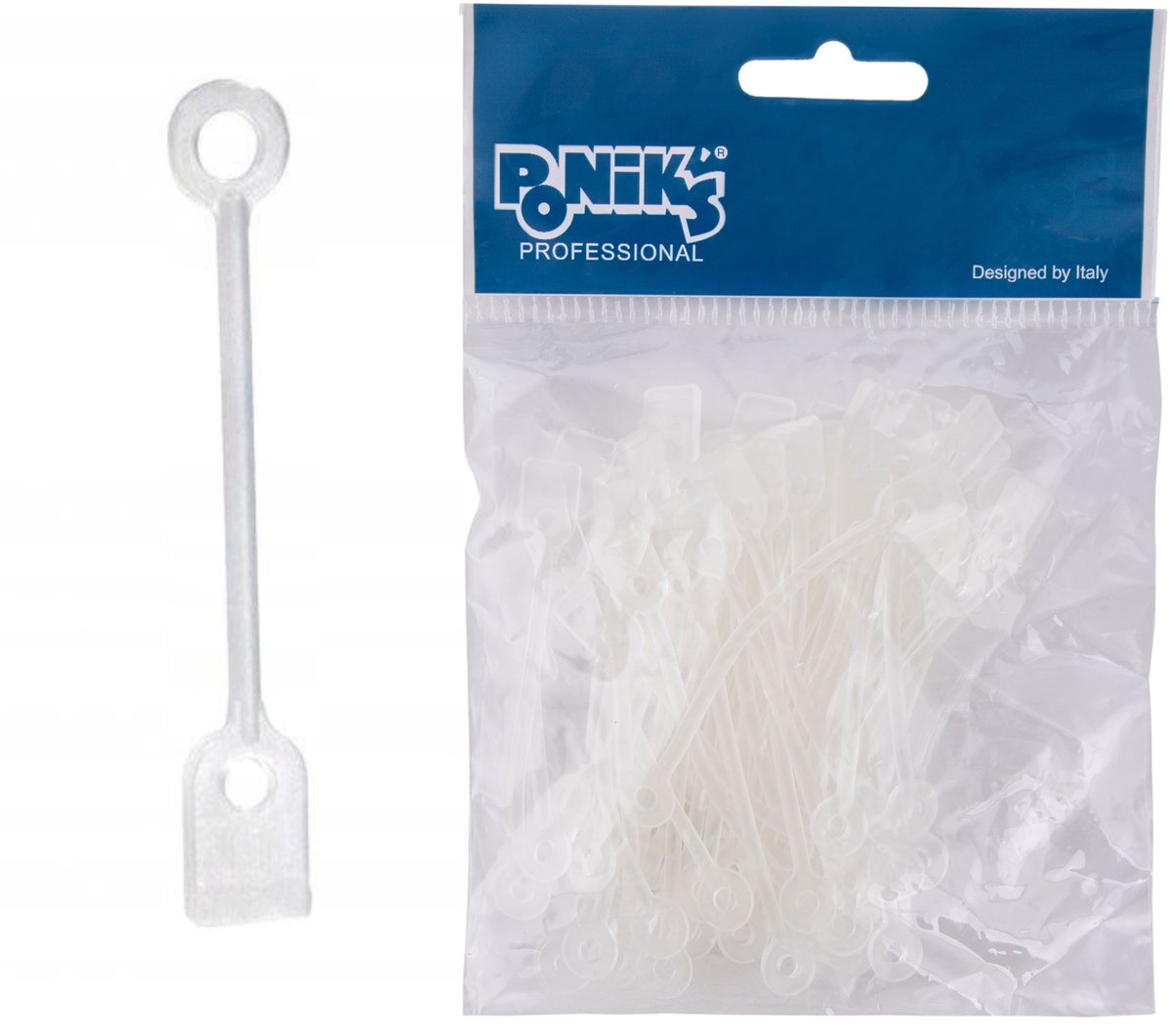 Ponik's Reserve Silikon Gummis voor Permanente Rollers - Lange 8cm - 50 Stuks