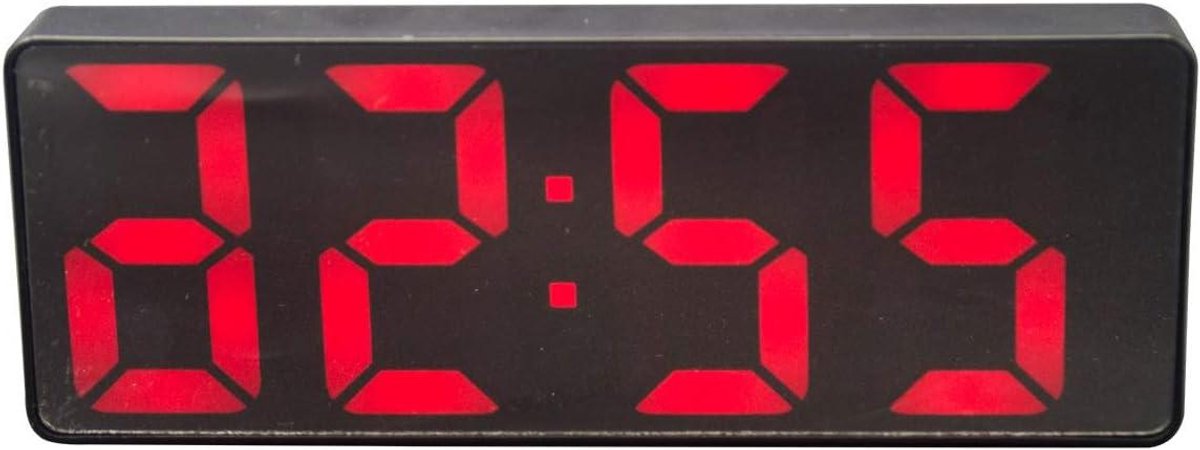 Digitale Wekker - LED Klok Spiegel - Wakker Worden - Lichtgevoelig - Niet gespecificeerd - Rood