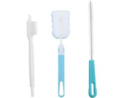 Cleaning Brush Set van 3 - Schoonmaakborstels Compatibel met TM31, TM5, TM6, TM21 - Mixpot Borstel, Mes Borstel met Cup Borstel, Accessoires en Gereedschap voor Thermomix