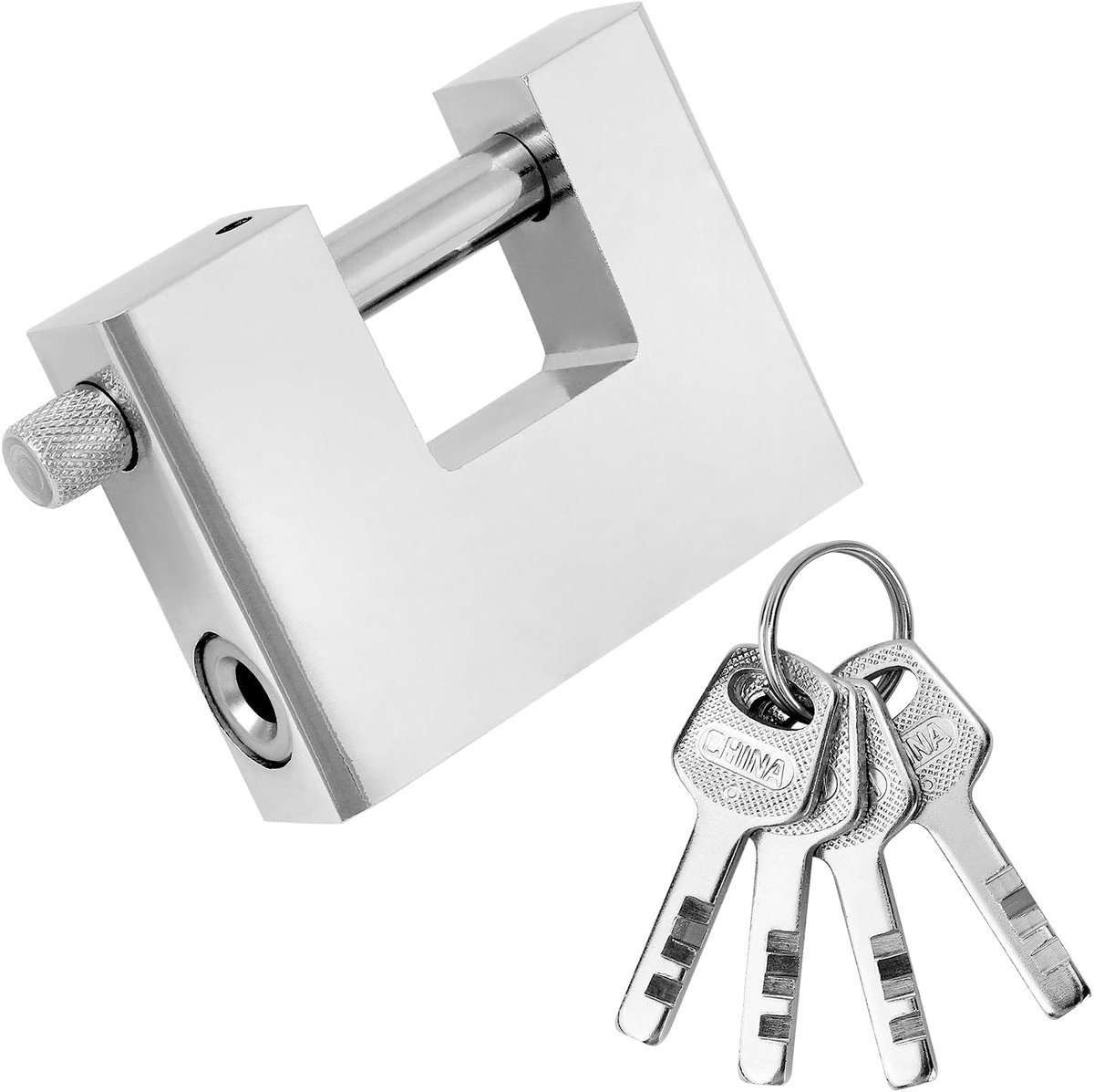 aladdien - Heavy Duty Padlock - Waterdichte Hangslot - Robuuste Beveiliging - 70mm - Geschikt voor Buiten - Incl. 3 Sleutels
