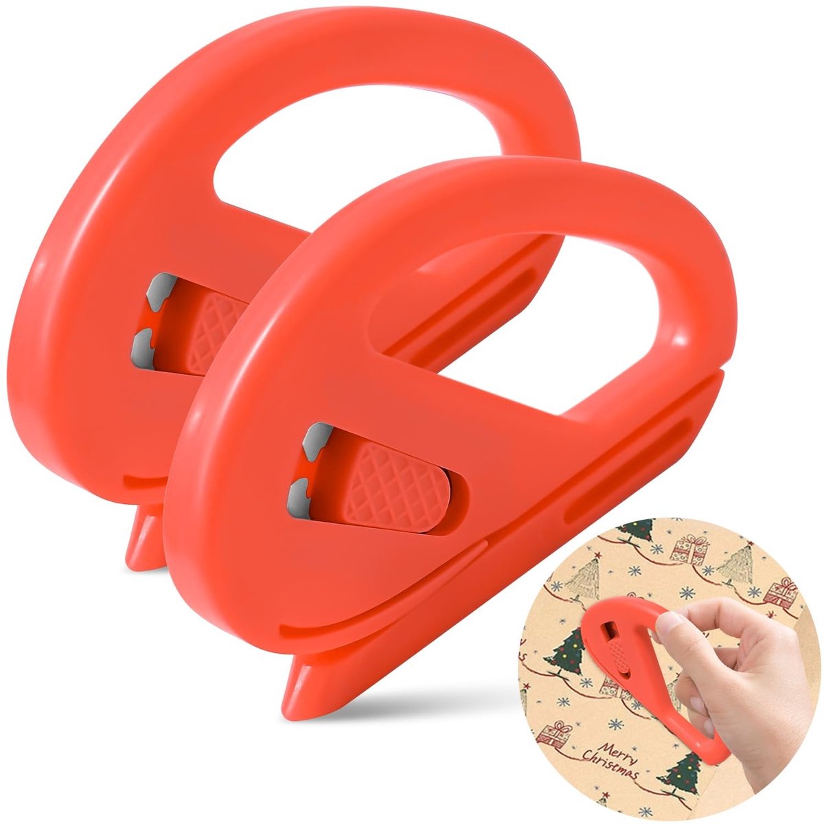 Allecto - Cadeaupapiersnijder - Veilig voor Kinderen - Lichtgewicht en Draagbaar - Efficiënt Cadeau Snijden - Perfect voor Verjaardagen en Kerst - ..