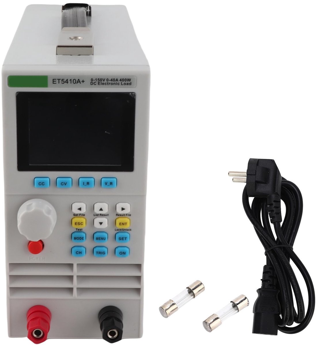 Allecto - DC programmeerbare elektronische belasting - enkel kanaal - Oververhittingsbeveiliging - Zilver - Oplader - Geschikt voor diverse batterijen