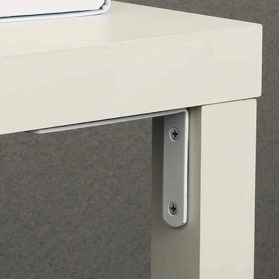 Hoekbeugel voor Planken - RVS Wandbeugels voor Stevige Ondersteuning - 125mm x 75mm, Set van 4 Stuks, Ideaal voor Muurmontage en Meubelprojecten — afbeelding 3