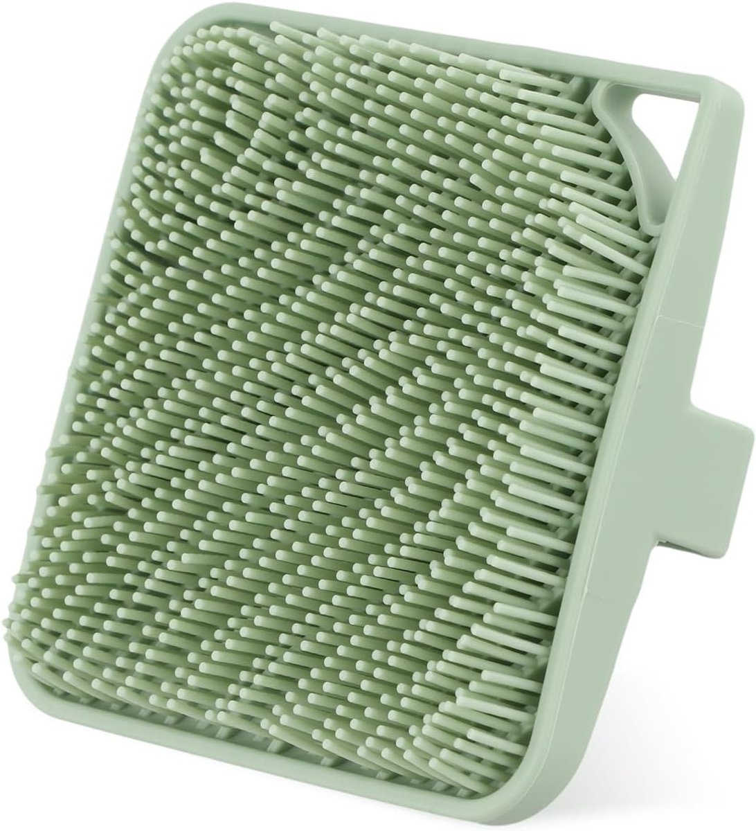 Zachte silicone body scrubber voor de douche, exfoliërende badborstel, handmatige scrubber voor alle huidtypes, produceert rijk schuim en reinigt grondig