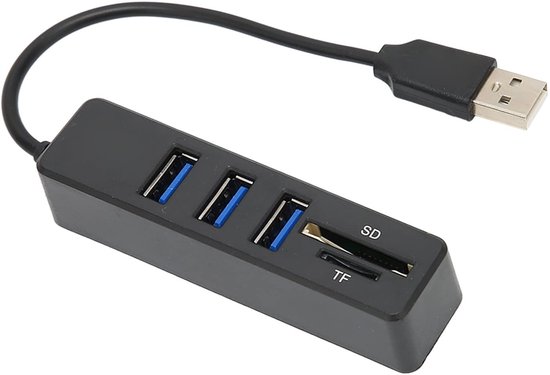 3-poorts draagbare USB-splitter USB 2.0 Hub 480 Mbps van Merkloos — afbeelding 4