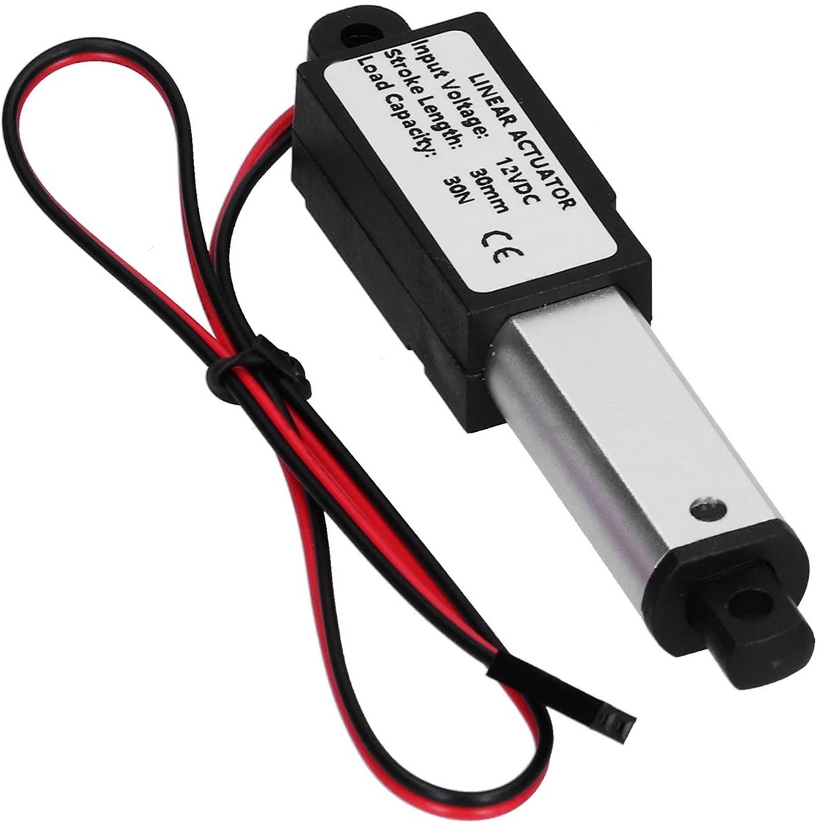 aladdien - Mini Elektrische Lineaire Actuator - 12 Volt DC - Waterdicht - 30mm Slag - Motion Actuator voor Meubels - Geschikt voor Domotica