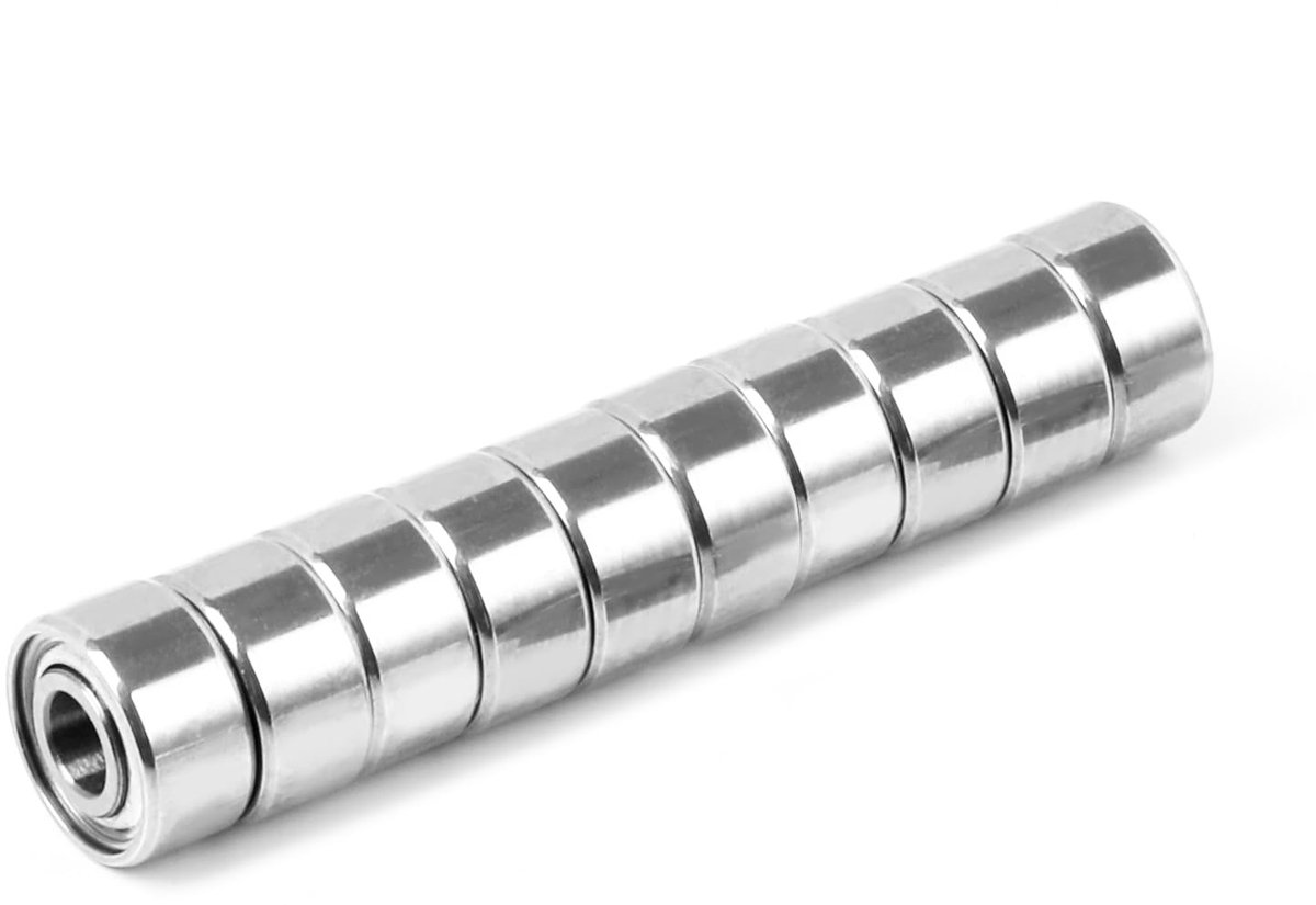 Allecto - Kogellagers RVS - 2x5x2.5mm - Dubbele Rubberafdichting - Innovatief ontwerp - Duurzaam en betrouwbaar - Precisie onderdelen - Geschikt vo...