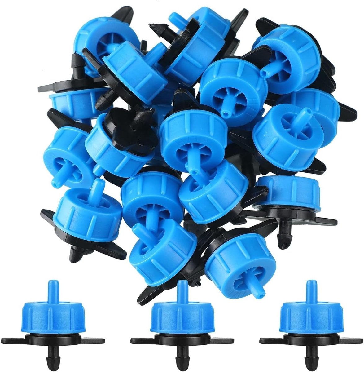 Allecto - Micro-Drip-System - Drippers - 50 Stuks - Tuin en Landbouw - Waterbesparing - Irrigatiesysteem - Efficiënte bewatering - 8L/U