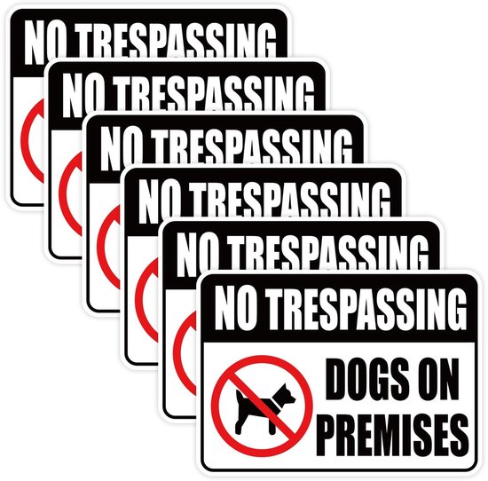 Foto: Allecto verboden toegang voor honden bord waterdichte sticker duidelijk waarschuwingsbord tuin en deur veiligheid buiten gebruik onde 