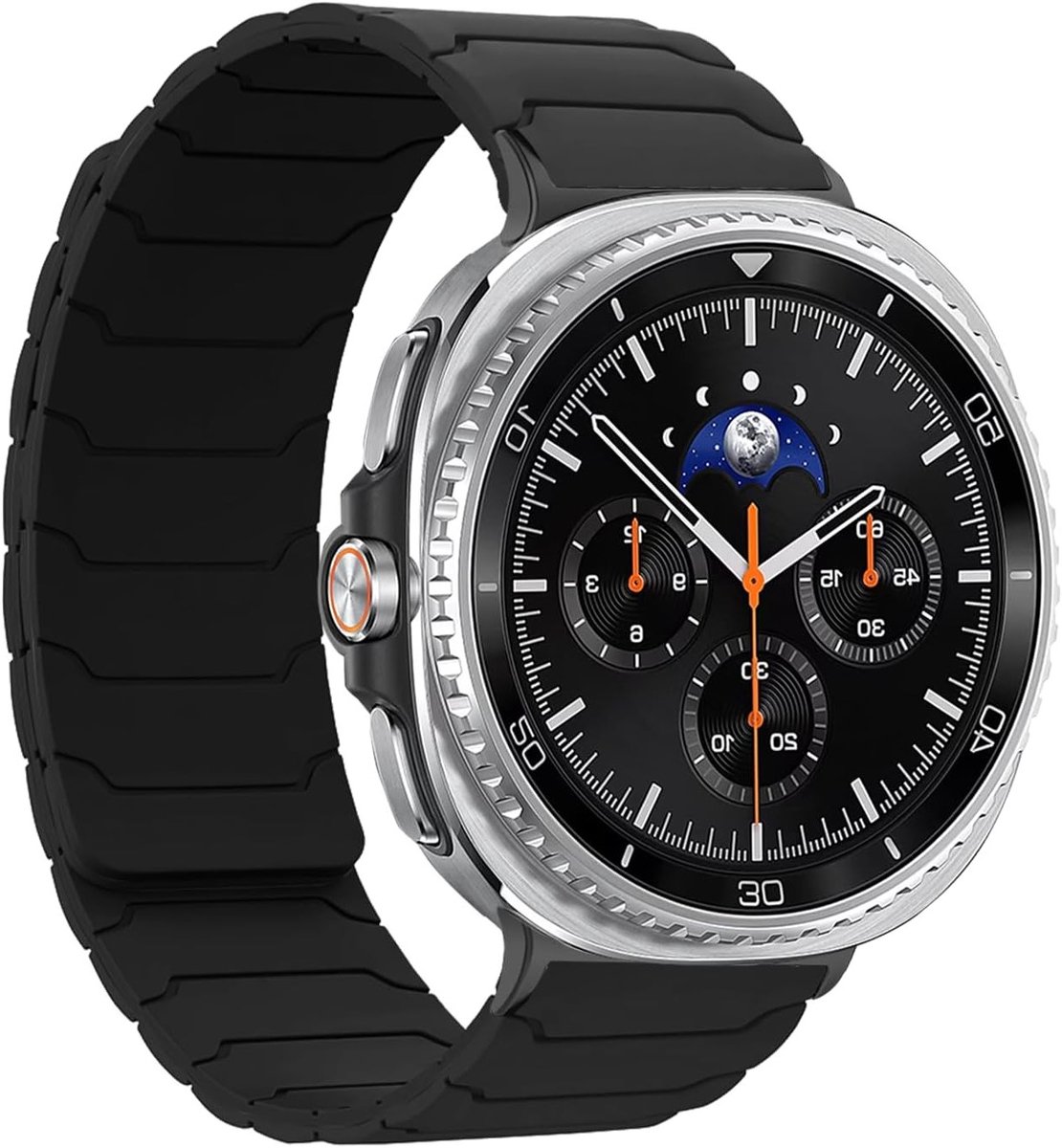 Compatibele Armband voor Samsung Galaxy Watch 8 en 8 Classic - Sterke Magnetische Siliconen Vervangband voor Dames en Heren, Ideaal voor Sport en Dagelijks Gebruik