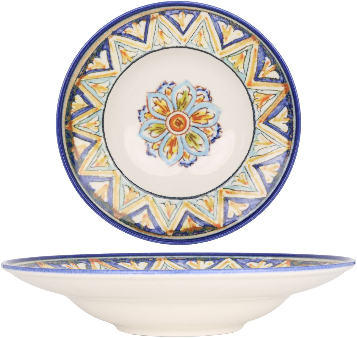 Kütahya Porselen Pastabord - Strada - Porselein - 27 cm (450cc) - set van 2