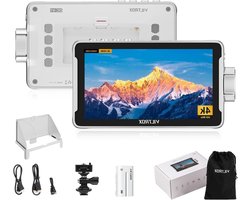 5.5 Inch Field Monitor voor DSLR Camera met Touch Screen, 4K HDMI, 2000nits Helderheid en 3D LUT Functie voor Professionele Videoproductie