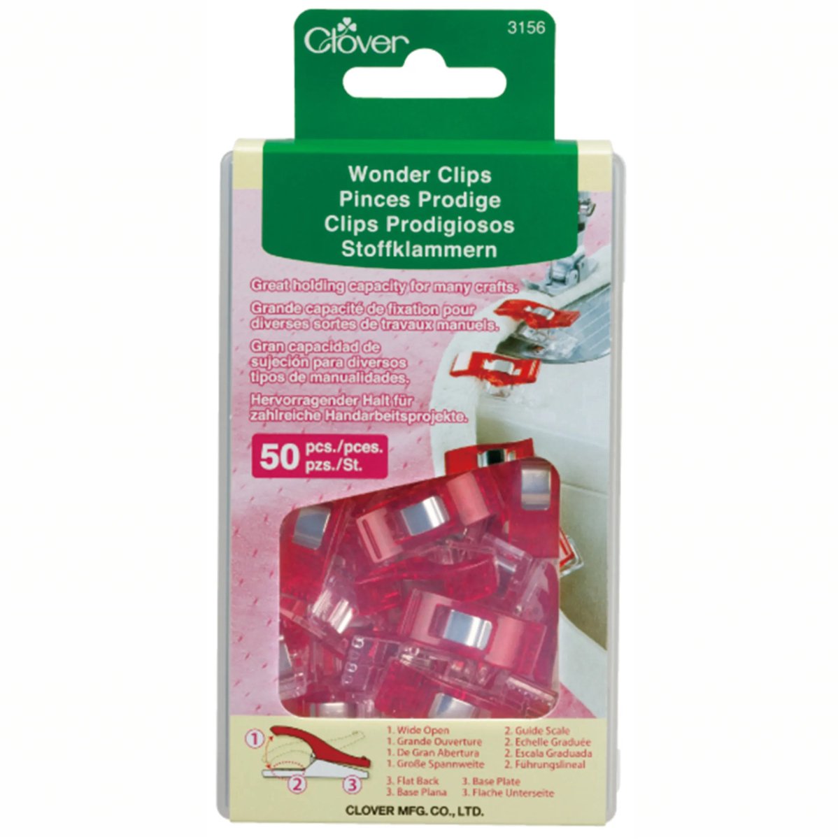 Clover 3156 wonder clips 50 stuks
