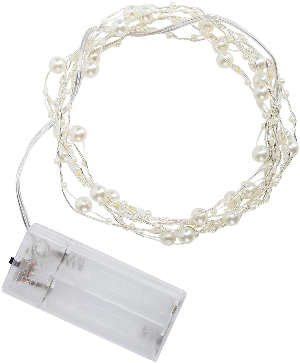 Allecto - LED Imitatie Parels Sfeerverlichting - Flexibele Fairy Lights - Ideaal voor Binnen en Buiten - Sfeervolle Verlichting - Decoratie - Lich