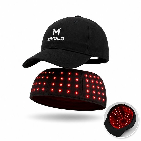 Mvolo® Roodlichttherapie Pet - Haargroei & Tegen Haaruitval - Rood Licht Therapie - Red Light Therapy Hair Growth - Infrarood - Alopecia