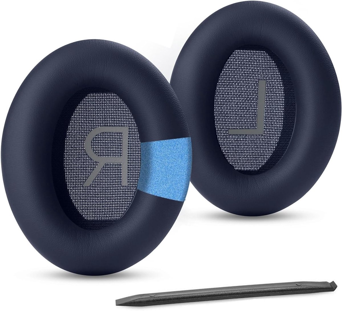 Comfortabele vervangende oorkussens voor Bose hoofdtelefoons - Donkerblauw, ademend, duurzaam en perfect passend voor QC35, QC45, AE2 en meer.