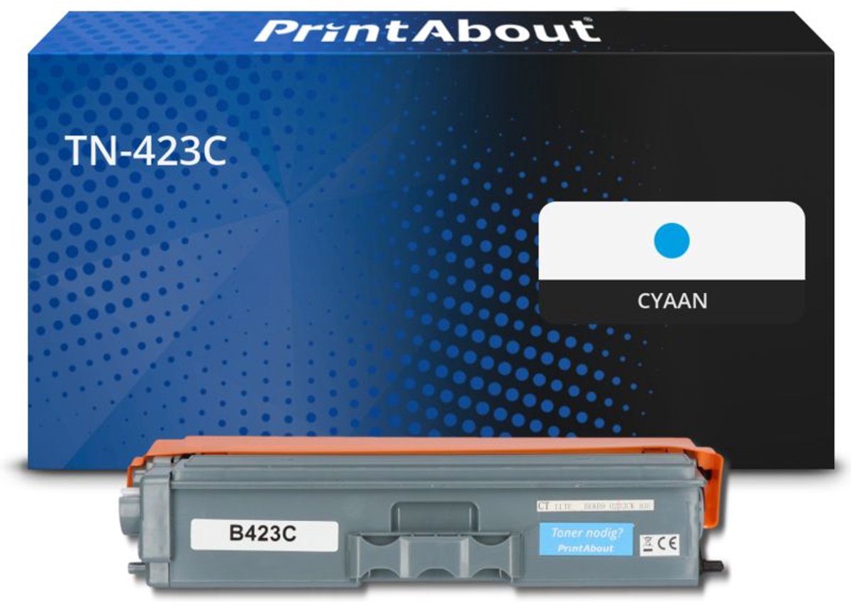 PrintAbout Huismerk Brother TN-423C Toner Cyaan Hoge capaciteit