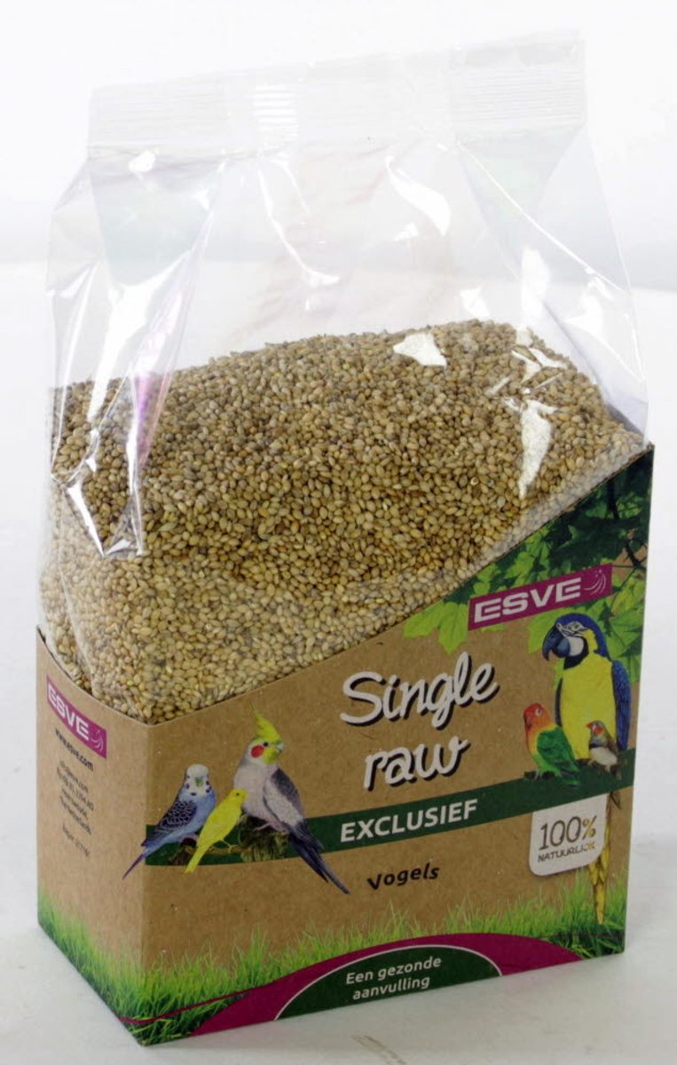 ESVE Senegalgierst 550 g | enkelvoudig vogelzaad voor parkieten en tropische vogels