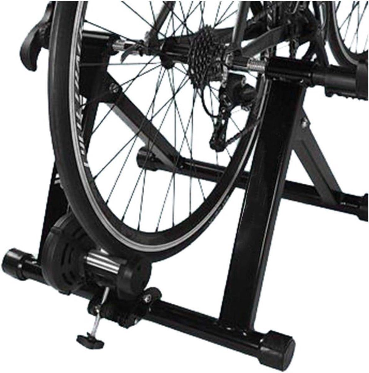 Fiets Trainer - Indoor Bike Stand - Thuis Trainen - Geluidsarme Magnetische Weerstand - 20-22 Inch Wielen - Zwart