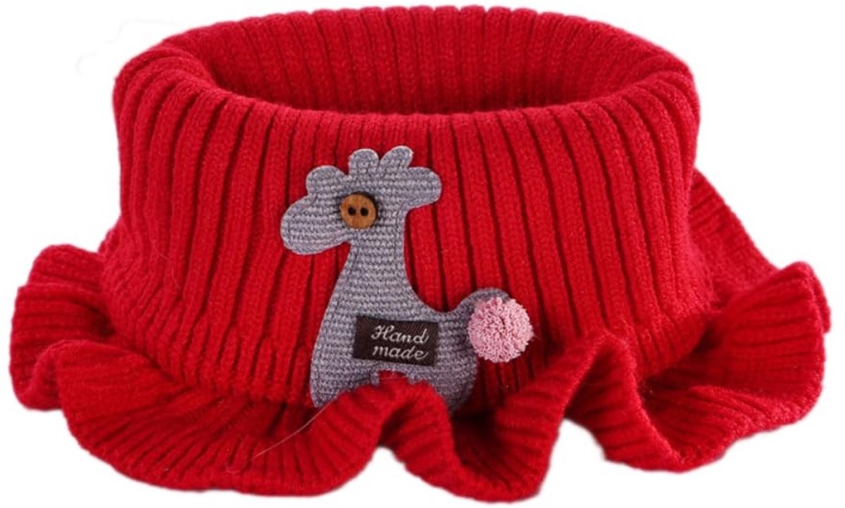 Dailygoods- Kindersjaal Huidvriendelijk - Gebreide Sjaal - Warme Sjaal - Omtrek 38 cm - Modieus Ontwerp - Perfect voor Babyshower