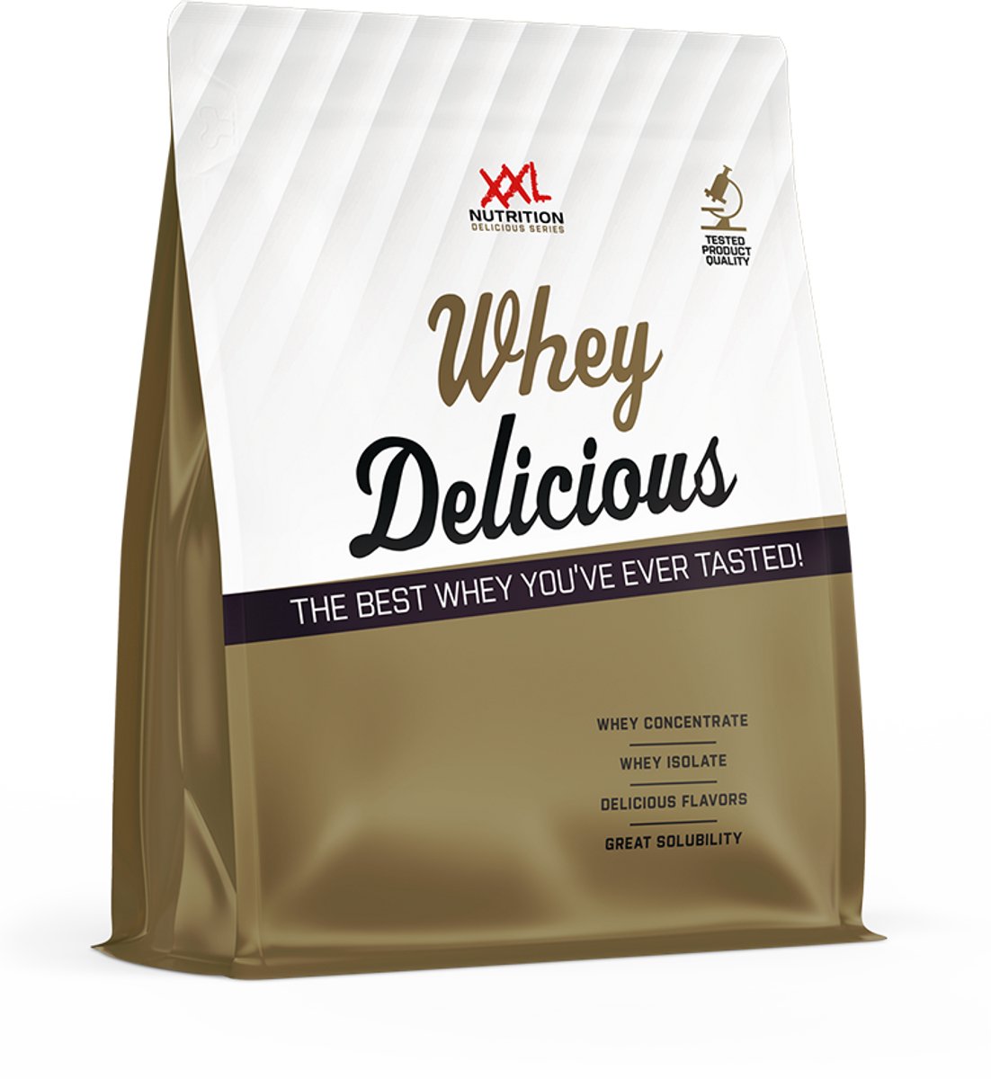 Bol.com XXL Nutrition - Whey Delicious - 80% Eiwit - Aardbei Banaan - Wei Eiwitpoeder met BCAA & Glutamine, Proteine Poeder, Eiw... aanbieding