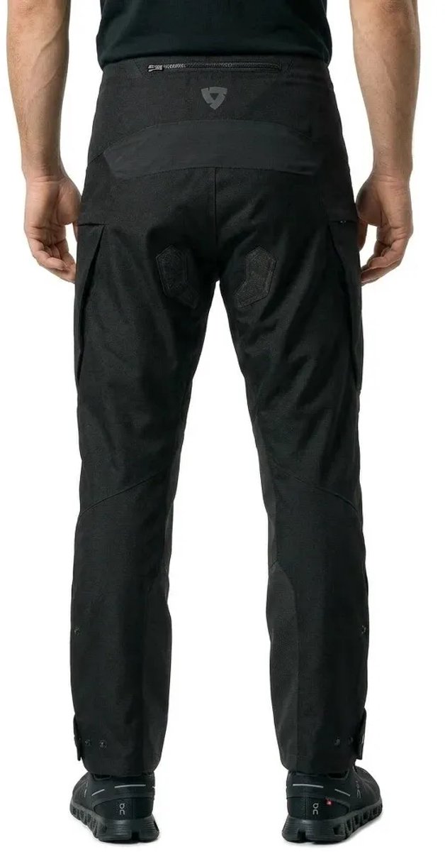 REV'IT! Component H2O Standard Black Motorcycle Pants 2XL - Maat - Broek – foto 3
