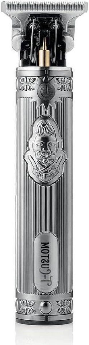 Baard en haar trimmer - Elektrisch scheerapparaat - Baard trimmen - Roestvrij staal - 20 cm - Zwart