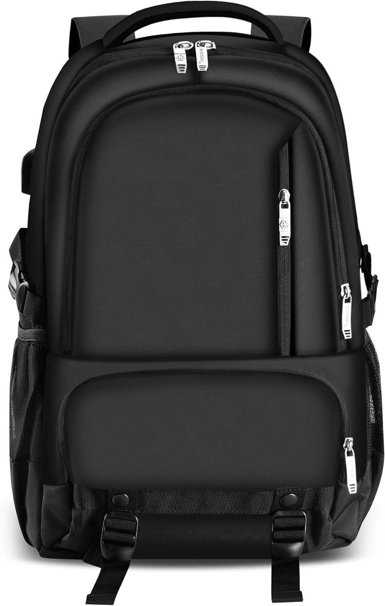 Compressie Rugzak - Reisrugzak Vacuüm - Ruim Verpakken - Waterdicht Oxford Materiaal - 16 Inch Laptop - Zwart