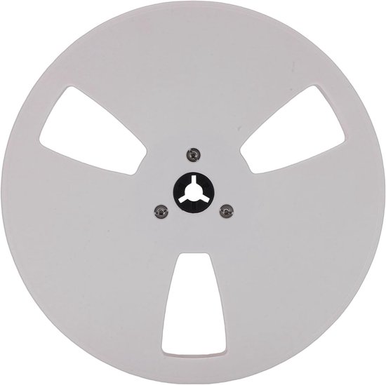 Lege Opwikkelspoel - Tape Spoel - Analoge Opnames - NAB Flens 3 Gaten - 7 Inch Diameter - Wit — afbeelding 2