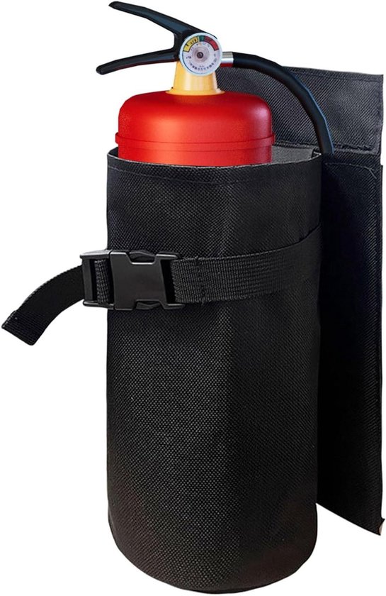 Veiligheidshouder Brandblusser - Opbergtas Auto - Veilig Transport - Quick Release - 15x13x29 cm - Multicolor