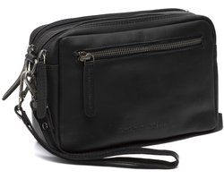 The Chesterfield Brand Waxed Pull Up Kleine Schoudertas Leer - Zwart