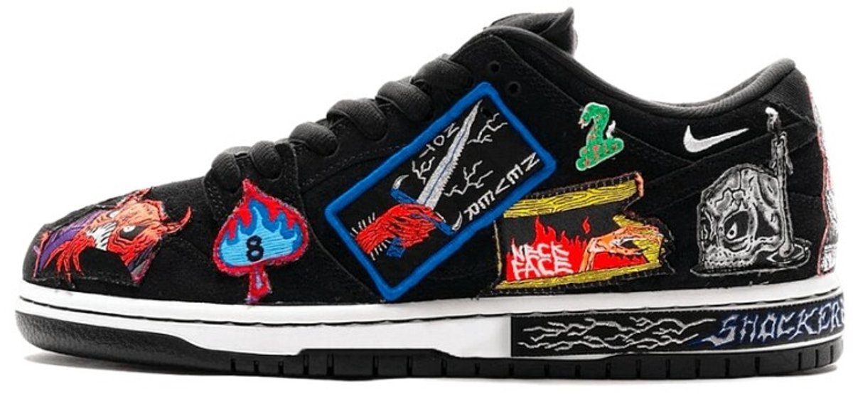 Nike SB Dunk Low Pro QS Neckface DQ4488-001 EUR Zwart