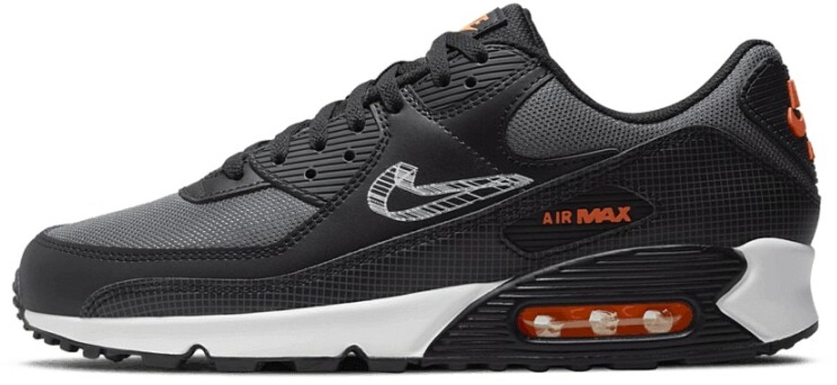 Nike Nike Air Max 90 3D Swoosh Sneakers Unisex Zwart