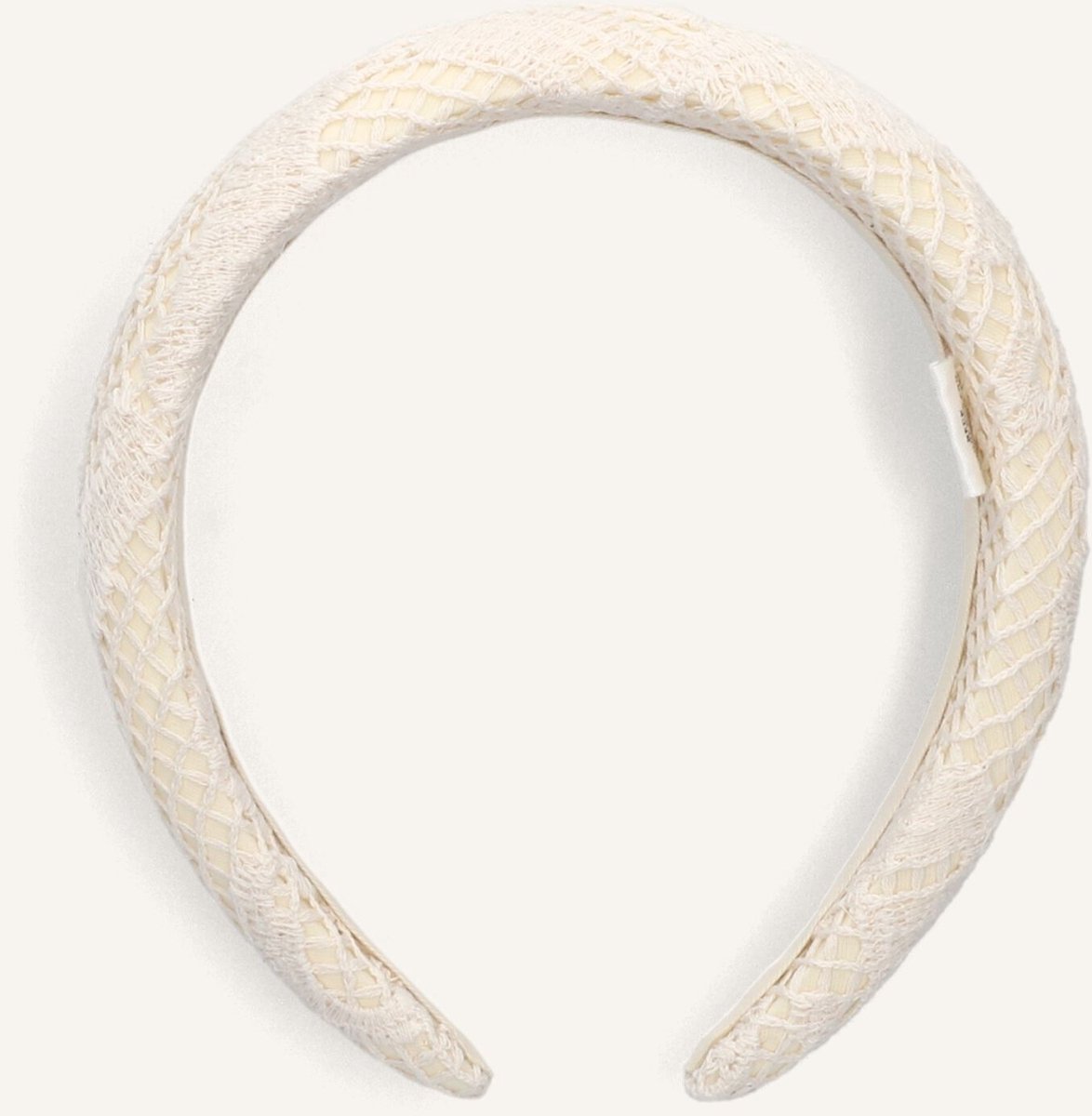 Becksondergaard Croflora Wide Hairbrace Haaraccessoires Dames - Ecru - Maat ONESIZE